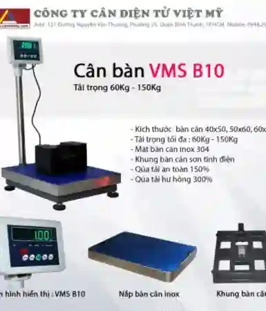 CÂN BÀN ĐIỆN TỬ 100KG - VMS B10