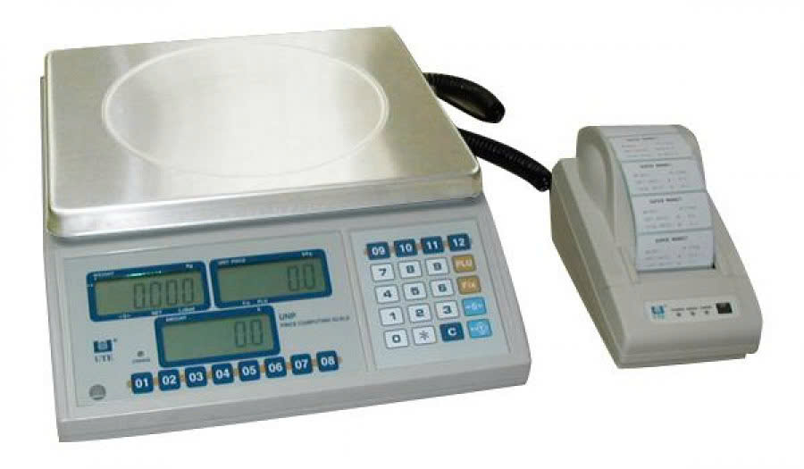 cân điện tử tính tiền in hóa đơn