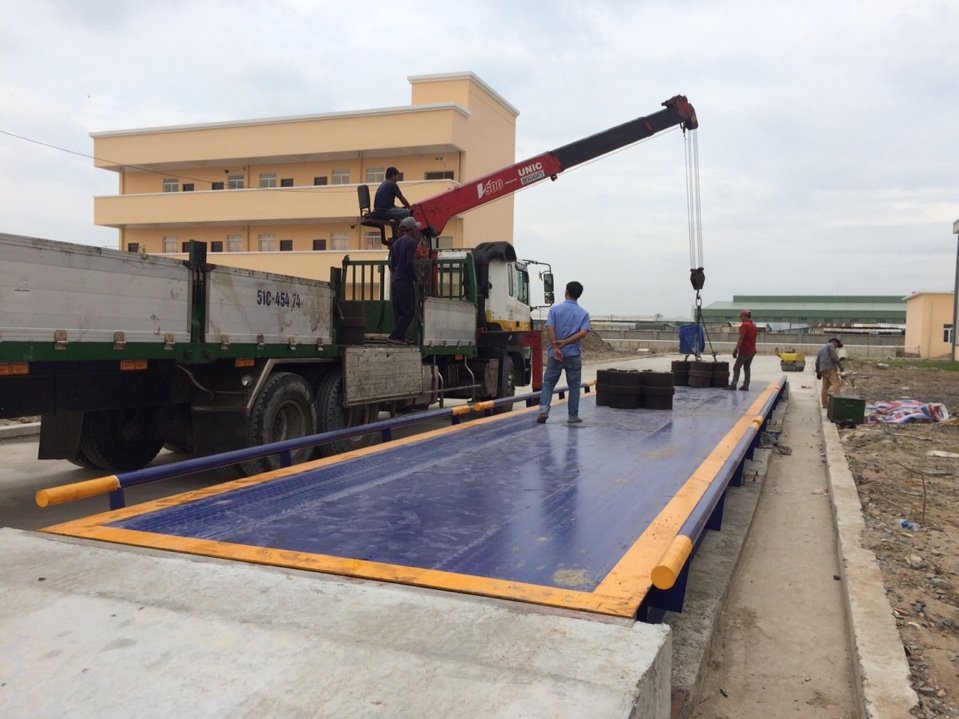 Lắp đặt trạm cân xe tải