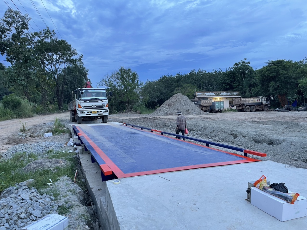 Trạm cân xe tải điện tử