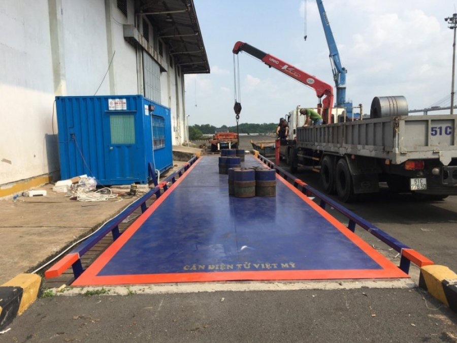 bàn cân điện tử 80 tấn cũ cho tốt